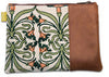 141083 Leather Carryall Clutch - Art Deco