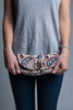 705 Classic Button Clutch - Paisley