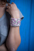 742 Fabric Wrapped Cuff-Pink Vine & Berry