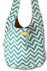 141608 Hippy Bag - Lucite Chevron