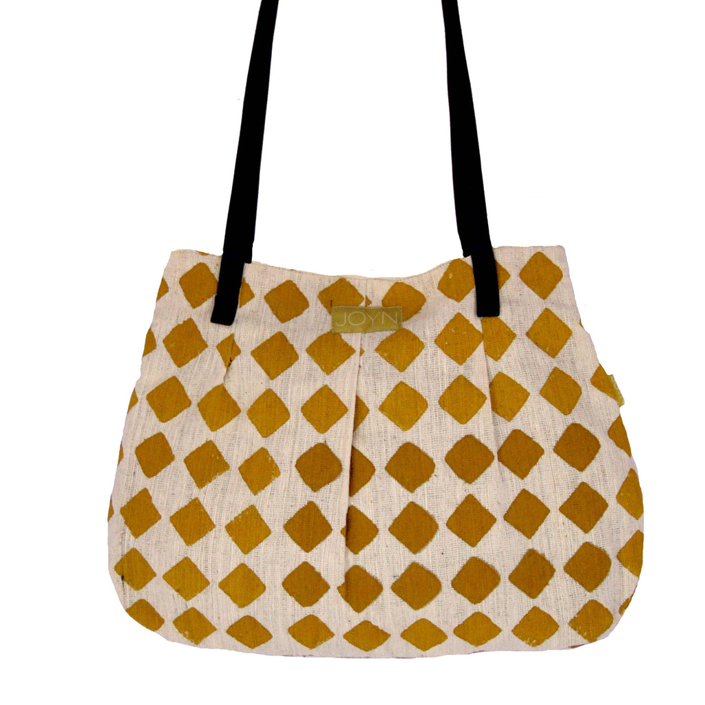 NL140602 Mary Jane Bag-Mustard Squares
