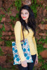 141064 Vegan Slender Tote - Heritage Blue