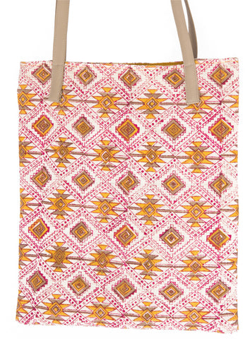 141062 Vegan Slender Tote - Tribal